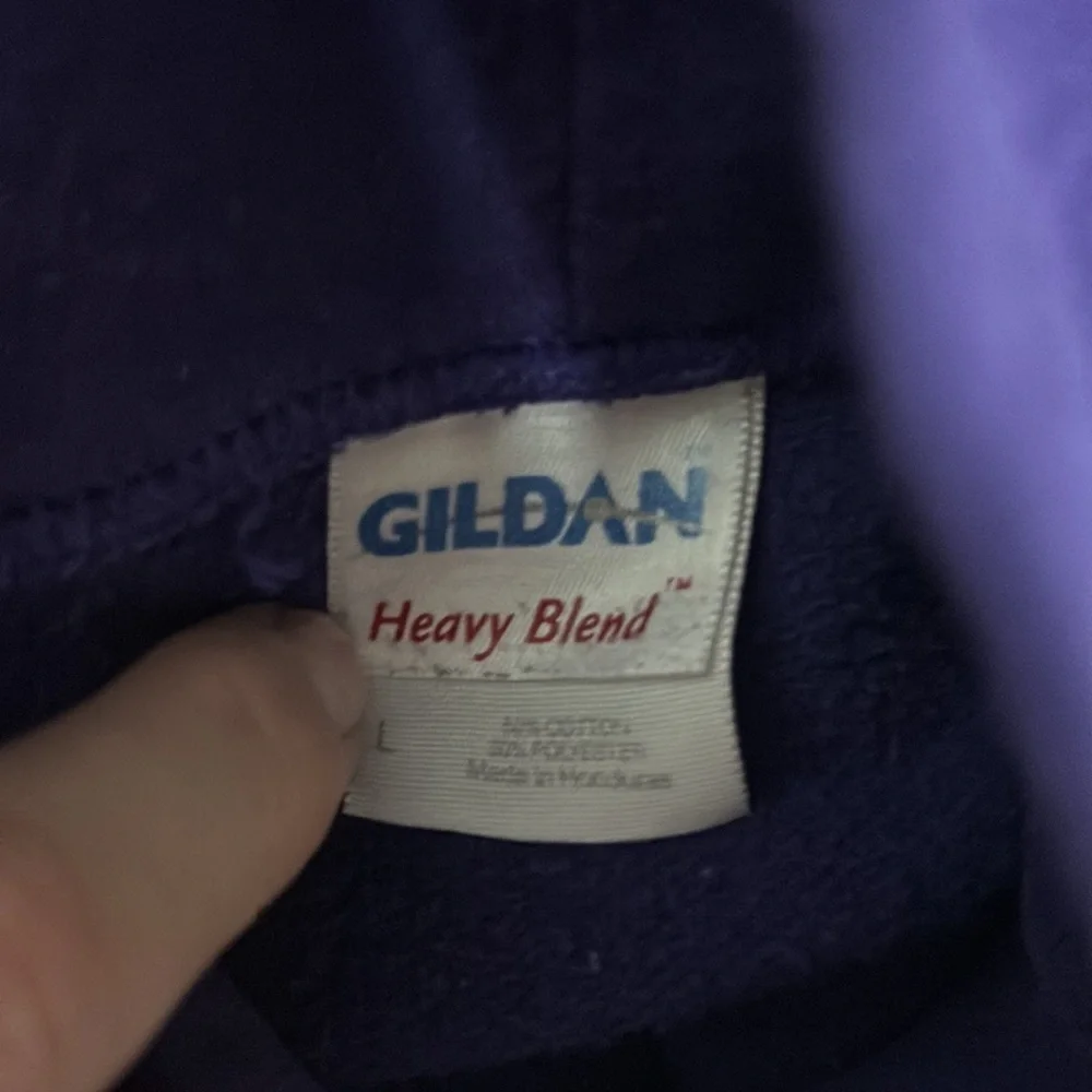 Vintage I Love New York Purple Streetwear Hoodie - Picture 4 of 4